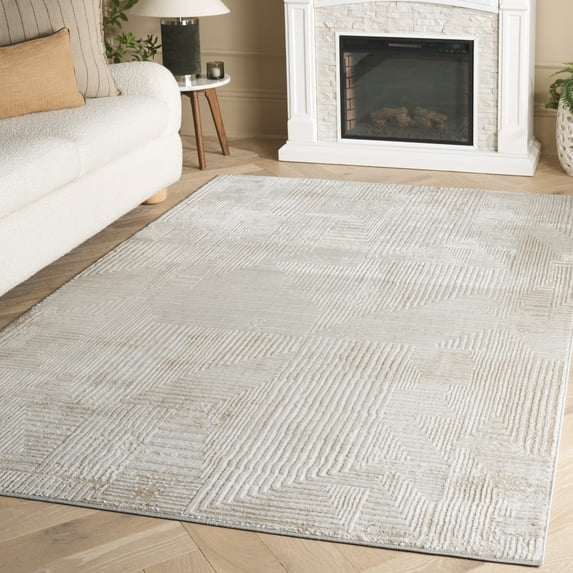 Safavieh Eternal Matilda Geometric Area Rug, Ivory/Beige, 6'7" x 6'7" Square