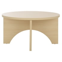 Safavieh Eustace Mid-Century Round Melamine Coffee Table, Sand