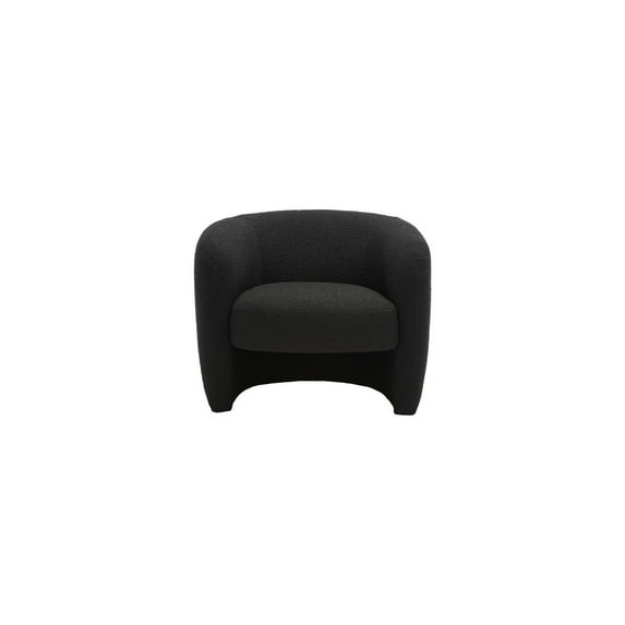 Safavieh Everly Pine Wood Accent Chair in Black