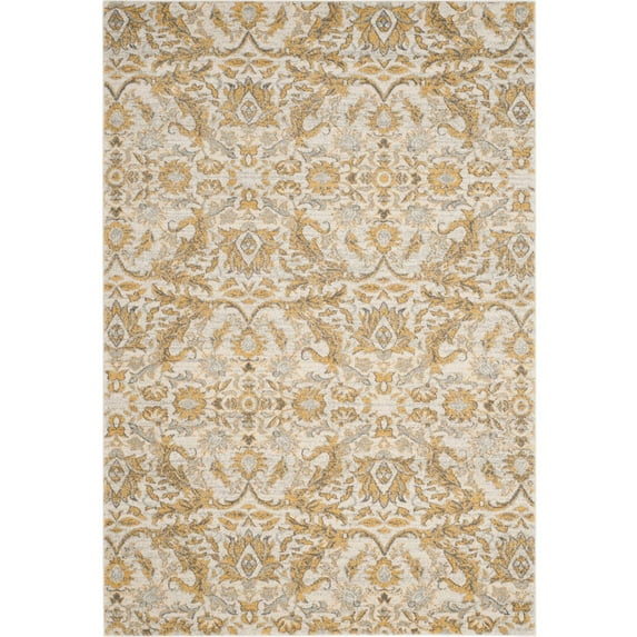 SAFAVIEH Evoke Ksenija Floral Area Rug, Ivory/Gold, 8' x 10'