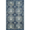 thumbnail image 1 of Safavieh  Evoke Traci Distressed Vintage Boho Rug Navy/Ivory 3'  x  5' 3' x 5' Indoor Bathroom,Bedroom,Entryway Ivory Rectangle, 1 of 5