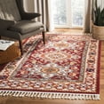 thumbnail image 1 of Safavieh Farmhouse Domhnall Southwestern Area Rug, Ivory/Red, 5'1" x 7'3", 1 of 11