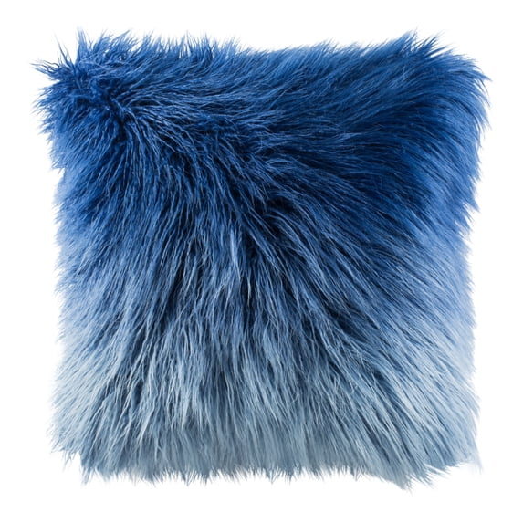Safavieh Faux Flokati Solid Plush Fur Pillow