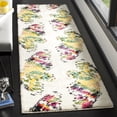 thumbnail image 1 of Safavieh Fiesta Augustin Floral Shag Runner Rug, Cream/Multi, 2'3" x 8', 1 of 8