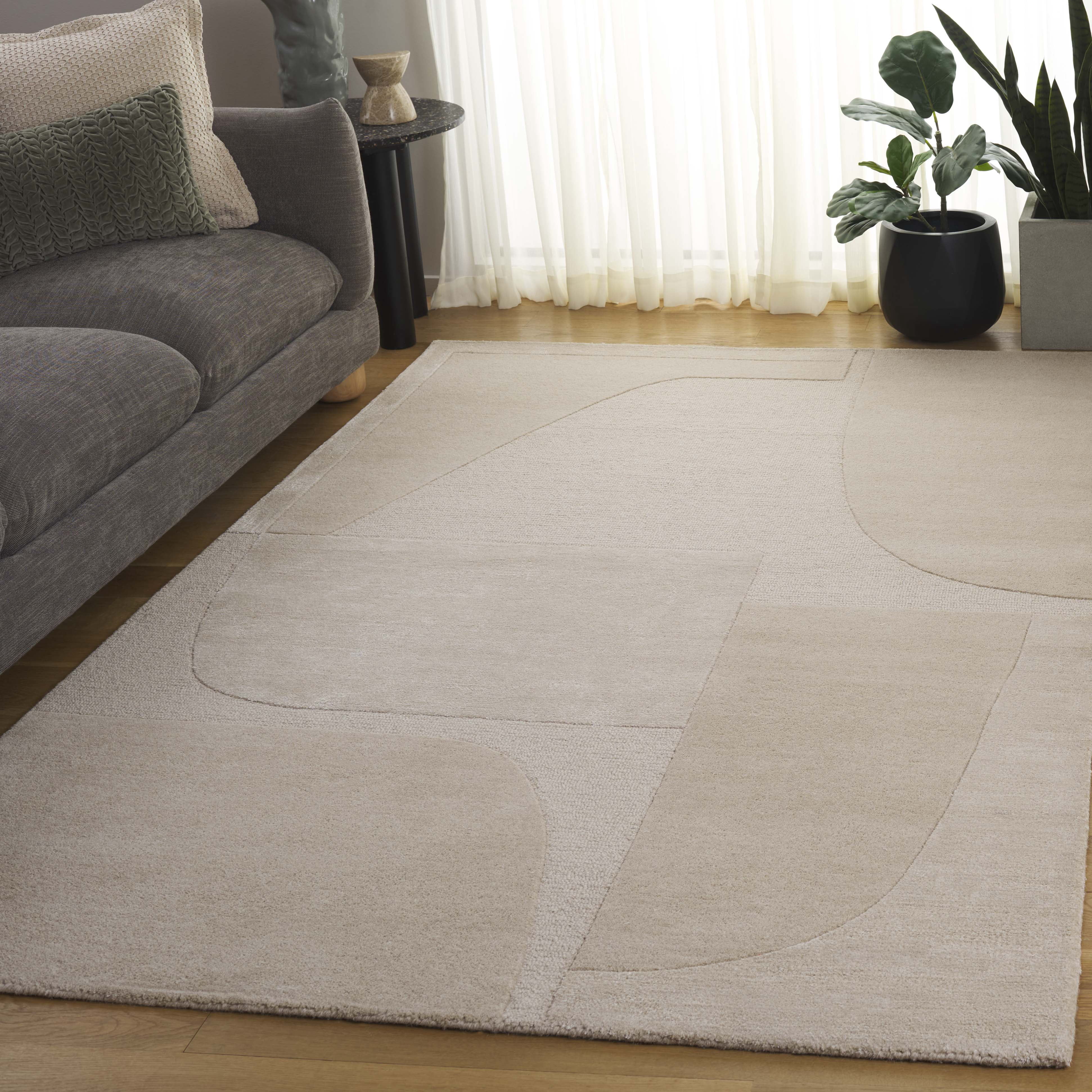 Safavieh Fifth Avenue Janie Geometric Area Rug, Beige, 6' x 9'
