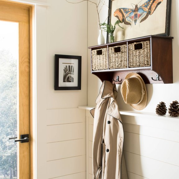 Safavieh Finley Hanging 3 Basket Wall Rack