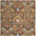 thumbnail image 1 of SAFAVIEH Blossom Lennon Floral Wool Area Rug, Green/Multi, 11' x 11' Square, 1 of 11