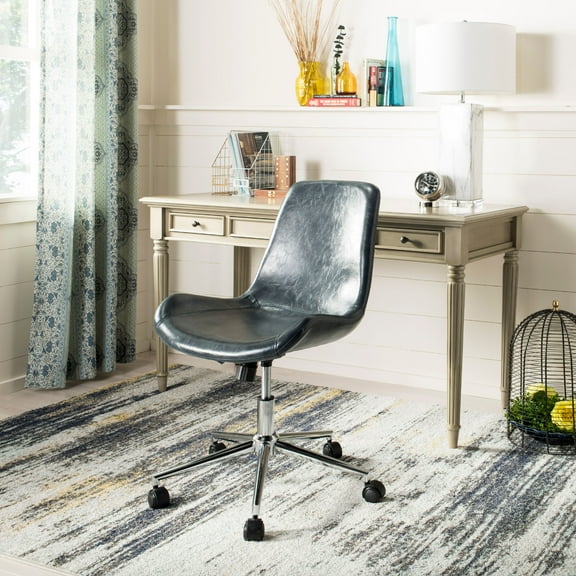 Safavieh Fletcher Modern Swivel Bicast Leather Office Chair
