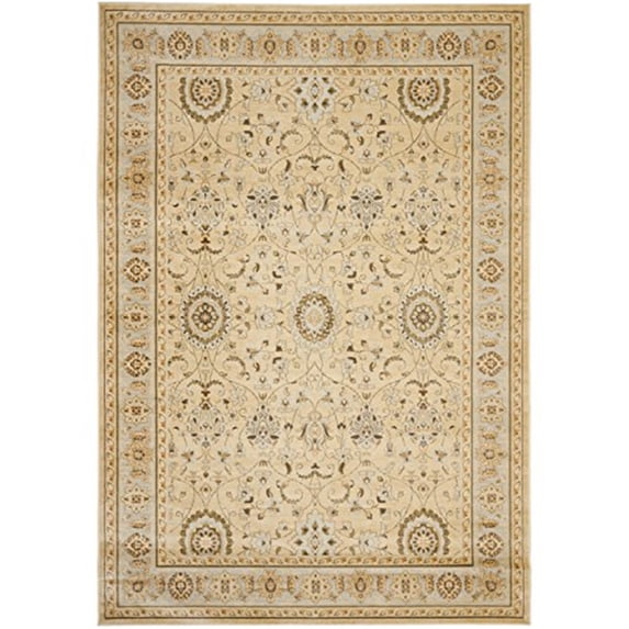 Safavieh Florenteen 10' X 14' Power Loomed Rug in Ivory and Gray