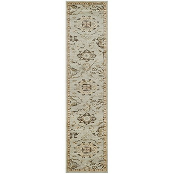 Safavieh Florenteen 2' X 6' Power Loomed Rug in Gray and Ivory