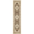thumbnail image 1 of Safavieh Florenteen 2' X 8' Power Loomed Rug in Ivory and Brown, 1 of 3