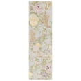 thumbnail image 1 of SAFAVIEH Glamour Kandace Floral Runner Rug, Pink/Grey, 2'3" x 8', 1 of 11