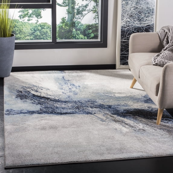 Safavieh Galaxy Rosamund Abstract Area Rug, Blue/Gray, 4' x 6'