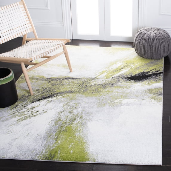 Safavieh Galaxy Rosamund Abstract Area Rug, Gray/Green, 4' x 6'
