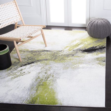 Safavieh Galaxy Rosamund Abstract Area Rug, Gray/Green, 5'3" x 7'6"