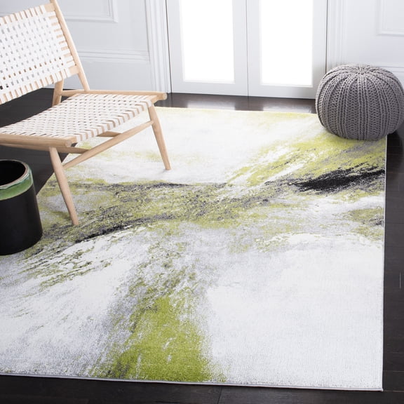 Safavieh Galaxy Rosamund Abstract Area Rug, Gray/Green, 8' x 10'