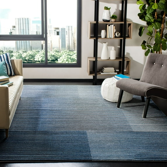 Safavieh Galaxy Savannah Abstract Area Rug, Blue/Navy, 9' x 12'