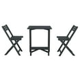 thumbnail image 1 of Safavieh Gallo 3 Piece Outdoor Contemporary Wood Balcony Bistro Set, 1 of 11