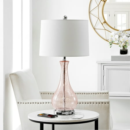 Safavieh Gibson Classic Curved 22 in. H Table Lamp, White/Brass Gold