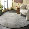 thumbnail image 1 of Safavieh Glamour Petar Chevron Area Rug, Silver, 6' x 6' Round, 1 of 10