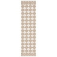 thumbnail image 1 of SAFAVIEH Global Paylynn Diamond Indoor/Outdoor Runner Rug, Beige/Brown, 2'2" x 8', 1 of 5