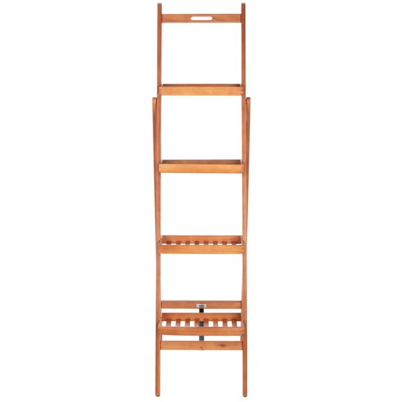 Safavieh Grenton Outdoor Patio 4 Tier Shelf - Natural