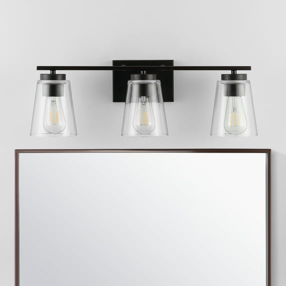 Safavieh Grezler 3 Light Wall Sconce, Orb/Clear