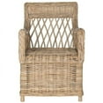 thumbnail interactive-video image 1 of Safavieh HINAKU RATTAN ARM CHAIR, 1 of 3