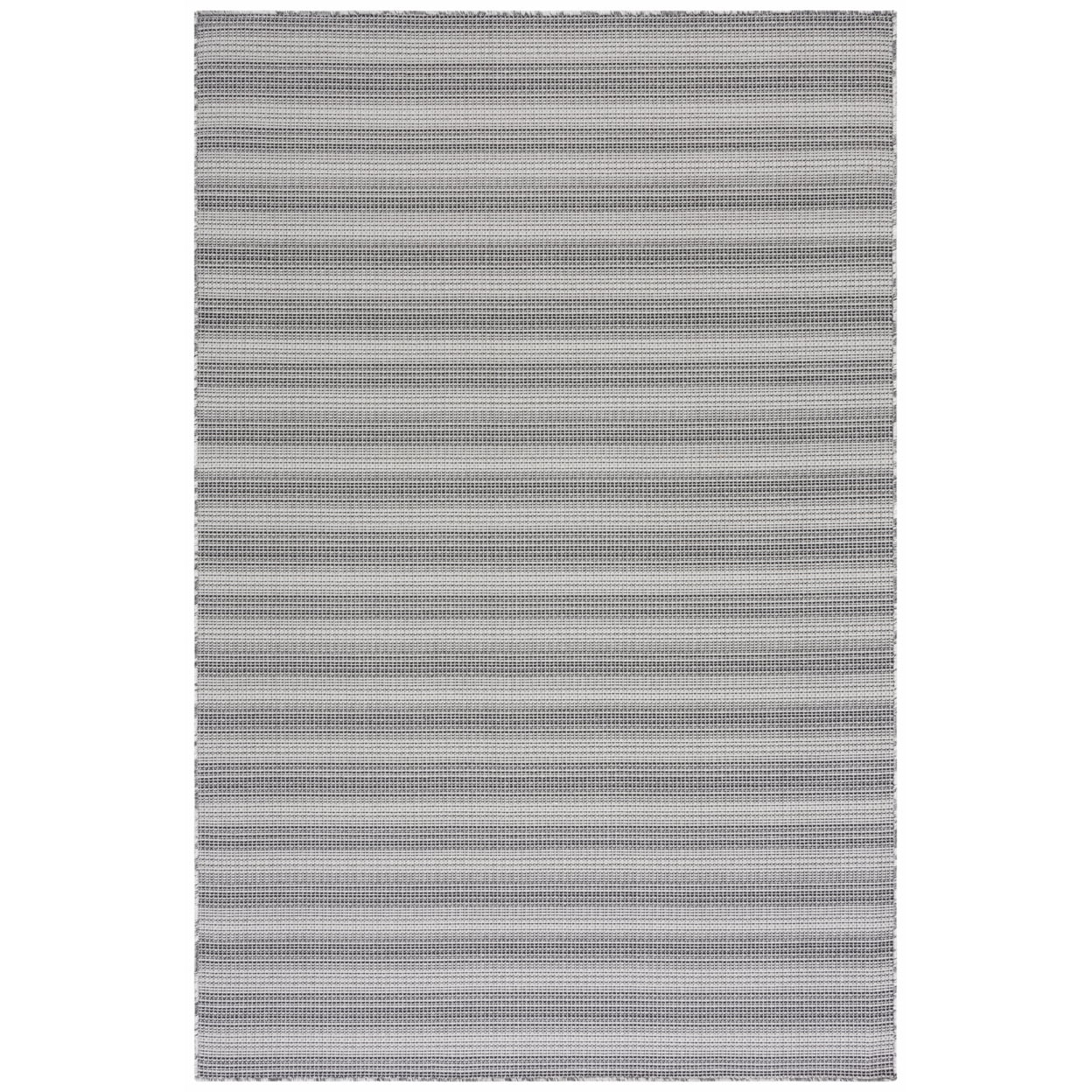 Hampton Black and Grey Hand-Knotted Wool Area Rug