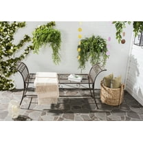 Safavieh Hadley Outdoor Traditional Swirls Garden Bench