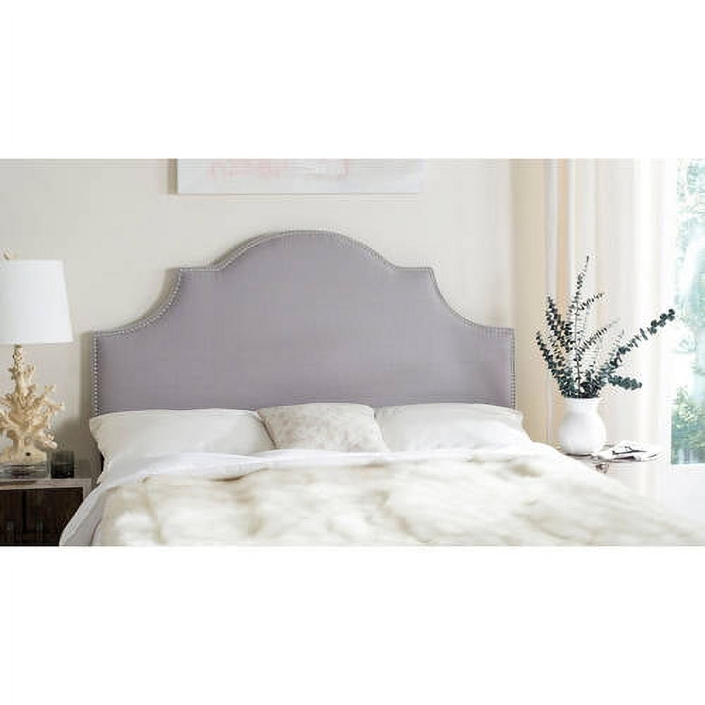 Safavieh Hallmar Classic Elegant Upholstered Headboard, Full, Arctic Grey