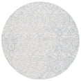 thumbnail image 1 of Safavieh  Hand-Tufted Ebony Melia Modern & Contemporary Wool Rug 6' Round - Blue/Ivory, 1 of 5