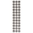 thumbnail image 1 of Safavieh  Hand-Tufted Ebony Todosia Modern & Contemporary Wool Rug 2'3" x 9' Runner - Black/Ivory, 1 of 5