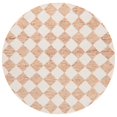 thumbnail image 1 of Safavieh  Hand-Tufted Ebony Todosia Modern & Contemporary Wool Rug 6' Round - Rust/Ivory, 1 of 5