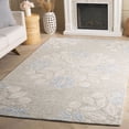 thumbnail image 1 of Safavieh  Hand-Tufted Jardin Osuma Country Wool Rug 4' x 6' - Light Grey/Ivory, 1 of 5