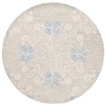 thumbnail image 1 of Safavieh  Hand-Tufted Jardin Osuma Country Wool Rug 6' Round - Light Grey/Ivory, 1 of 5