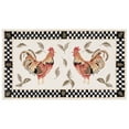 thumbnail image 1 of Safavieh  Hand-hooked Vintage Poster Ariadni Rooster Wool Rug.. Ivory/Black 1'8" x 2'6" Handmade 2' x 3' Indoor,Accent Living Room,Entryway,Dining, 1 of 5