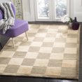 thumbnail image 1 of Safavieh Tibetan Scarlett Geometric Wool Area Rug, Green/Beige, 5' x 7'6", 1 of 8