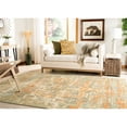 thumbnail image 1 of Safavieh  Hand-knotted Izmir Anjali Traditional Oriental Wool Rug with Fringe Rust/Taupe 9'  x  12' 9' x 12' Taupe, 1 of 5