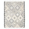 thumbnail image 1 of SAFAVIEH Kenya Lena Geometric Area Rug, Grey/Ivory, 9' x 12', 1 of 8
