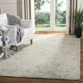 thumbnail image 1 of SAFAVIEH Abstract Brock Geometric Area Rug, Green/Ivory, 6' x 8', 1 of 9