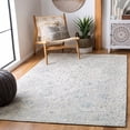 thumbnail image 1 of SAFAVIEH Abstract Christian Floral Wool Area Rug, Gray/Beige, 6' x 6' Square, 1 of 10