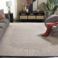 thumbnail image 1 of Safavieh Abstract Frieda Radiate Area Rug, Natural/Ivory, 10' x 14', 1 of 10