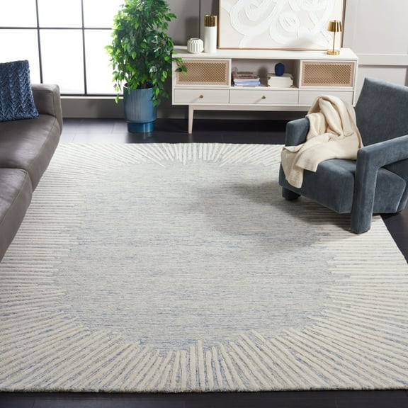 Safavieh Abstract Frieda Radiate Area Rug, Blue/Ivory, 11' x 15'