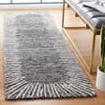 thumbnail image 1 of Safavieh Abstract Frieda Radiate Runner Rug, Black/Ivory, 2'3" x 10', 1 of 10