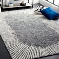 thumbnail image 1 of SAFAVIEH Abstract Frieda Radiate Area Rug, Black/Ivory, 6' x 9', 1 of 11