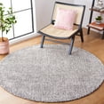 thumbnail image 1 of SAFAVIEH Abstract Dalia Geometric Area Rug, Ivory/Black, 8' x 8' Round, 1 of 11