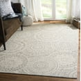 thumbnail image 1 of SAFAVIEH Abstract Tobon Geometric Circles Area Rug, Ivory/Gray, 9' x 12', 1 of 8