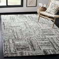 thumbnail image 1 of SAFAVIEH Abstract Sharlene Abstract Area Rug, Ivory/Charcoal, 6' x 9', 1 of 11