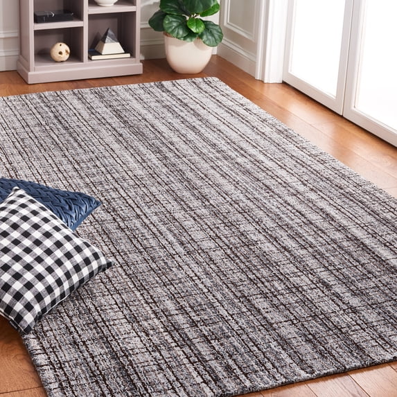 SAFAVIEH Abstract Rionach Trellis Area Rug, Gray/Brown, 4' x 6'